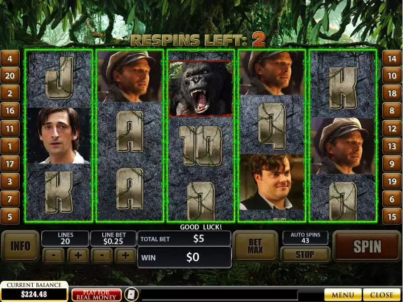 King Kong slots Bonus 2