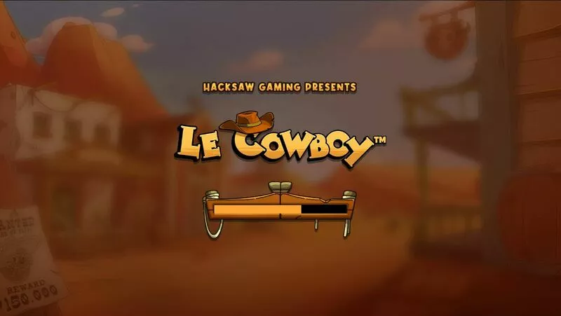 Le Cowboy slots Introduction Screen