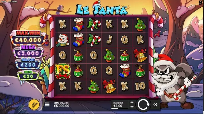 Le Santa slots Main Screen Reels