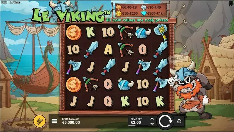 Le Viking slots Main Screen Reels