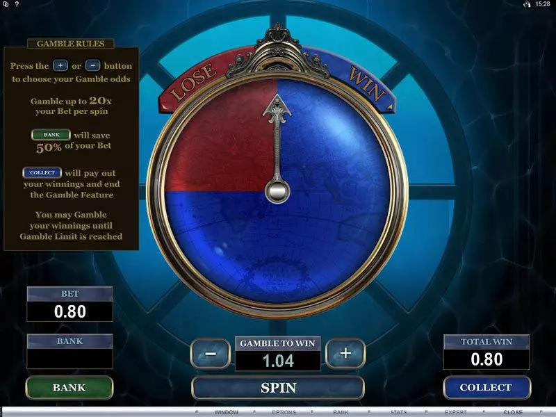 Leagues of Fortune slots Gamble Screen
