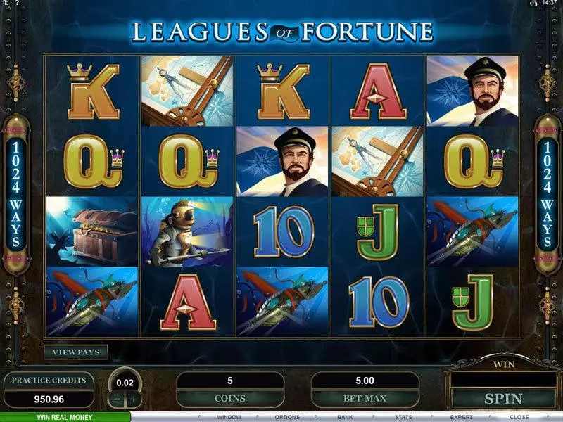 Leagues of Fortune slots Main Screen Reels