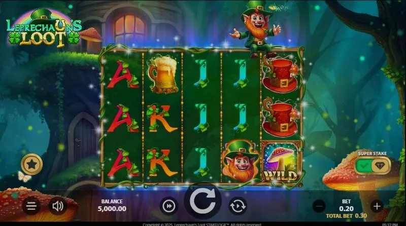 Leprechaun’s Loot slots Main Screen Reels