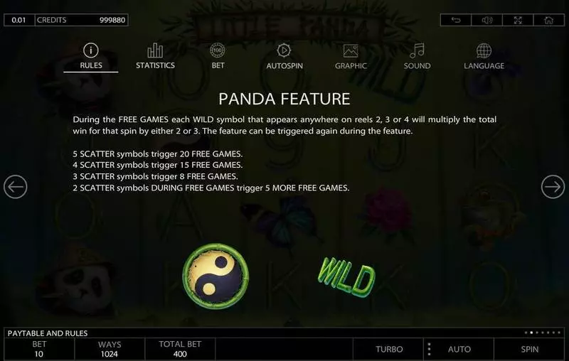 Little Panda slots Bonus 1