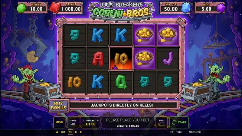 Lock Breakers – Goblin Bros slots Main Screen Reels
