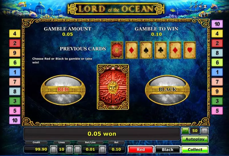 Lord of the Ocean slots Gamble Screen