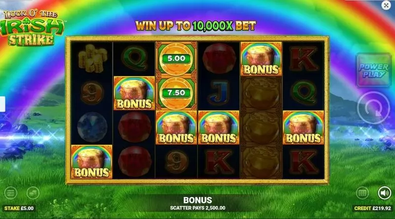 Luck o'the Irish Strike slots Main Screen Reels
