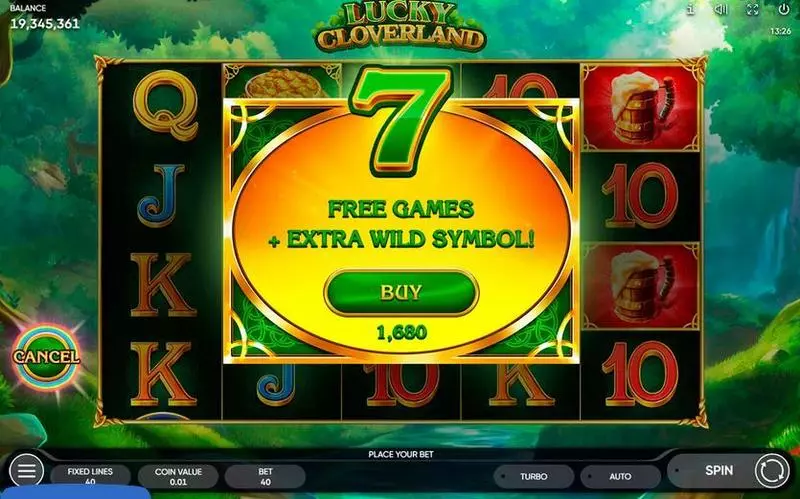 Lucky Cloverland slots Bonus 1