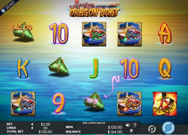 Lucky Dragon Boat slots Main Screen Reels