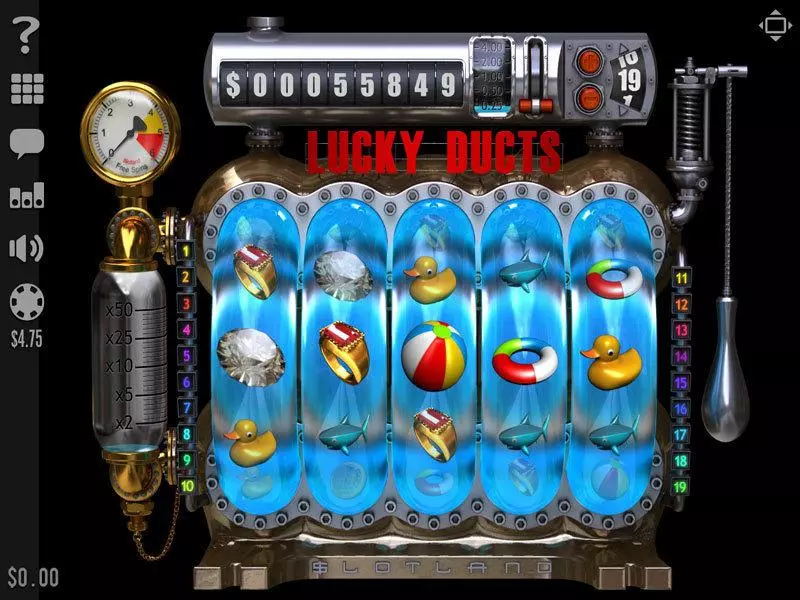 Lucky Ducts slots Main Screen Reels