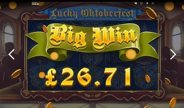 Lucky Oktoberfest slots Winning Screenshot