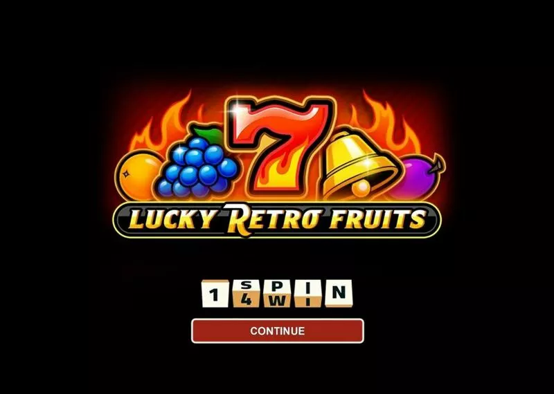 Lucky Retro Fruits slots Introduction Screen