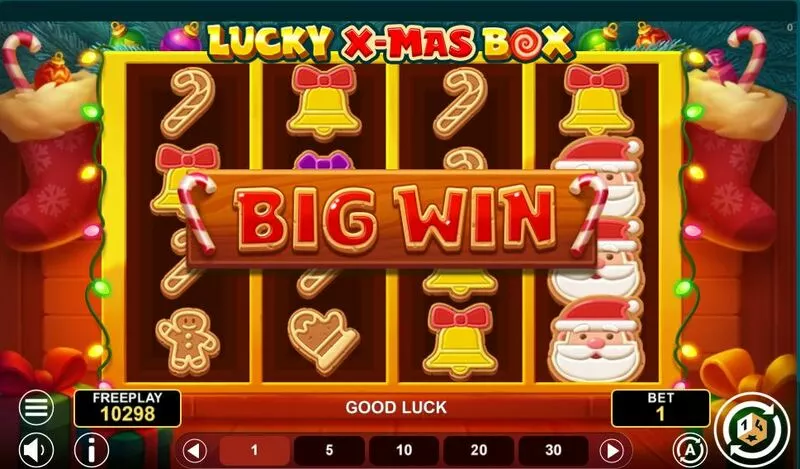 Lucky Xmas Box slots Winning Screenshot