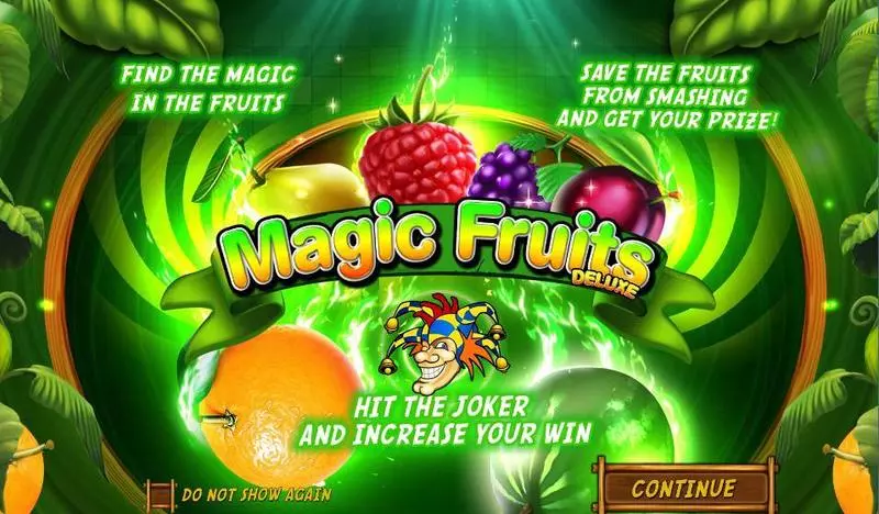 Magic Fruits Deluxe slots Info and Rules