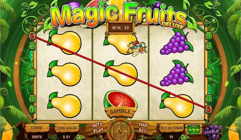 Magic Fruits Deluxe slots Main Screen Reels