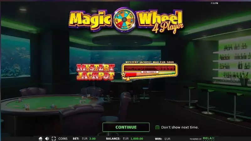 Magic Wheel 4 Player slots Info and Rules