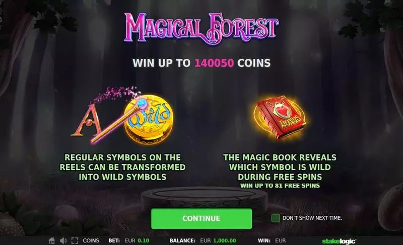 Magical Forest slots Info and Rules