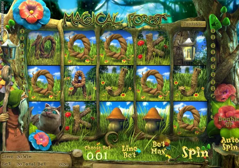 Magical Forest slots Main Screen Reels