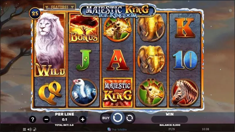 Majestic King- Ice Kingdom slots Main Screen Reels
