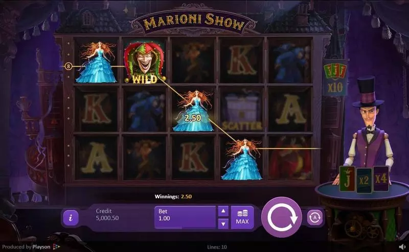 Marioni Show slots 