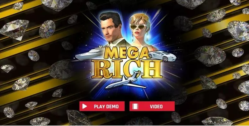 Mega Rich slots Introduction Screen