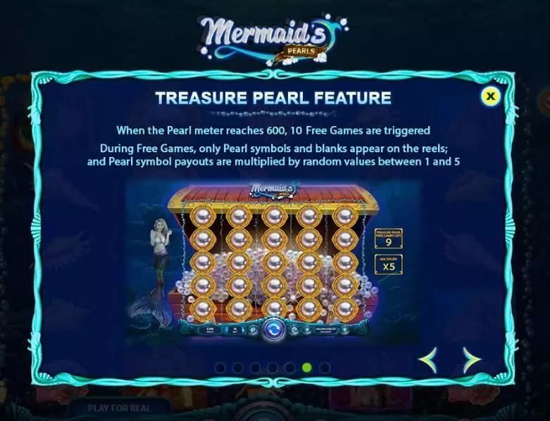 Mermaid's Pearls slots Bonus 1