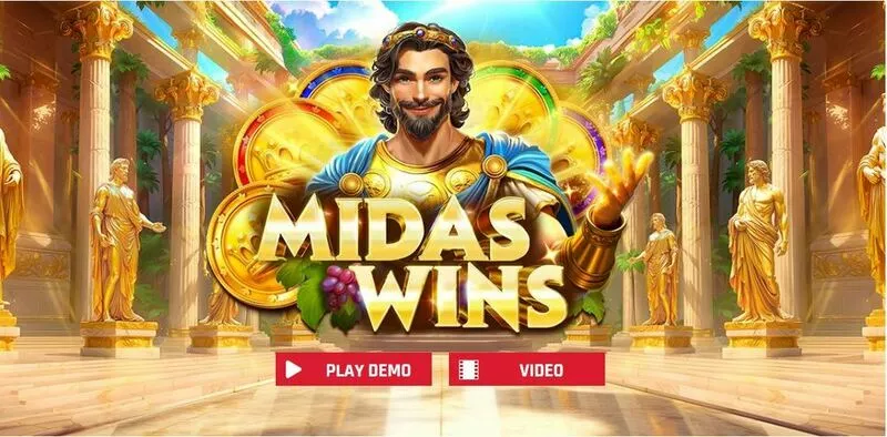 Midas Wins slots Introduction Screen