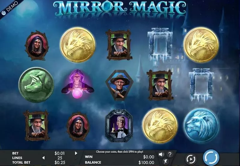 Mirror Magic slots Main Screen Reels