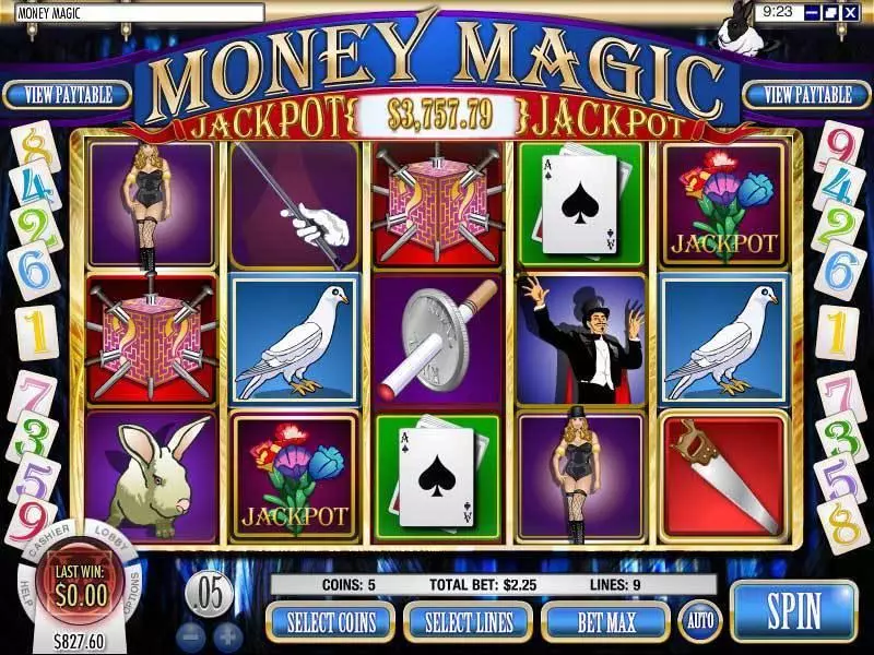 Money Magic slots Main Screen Reels