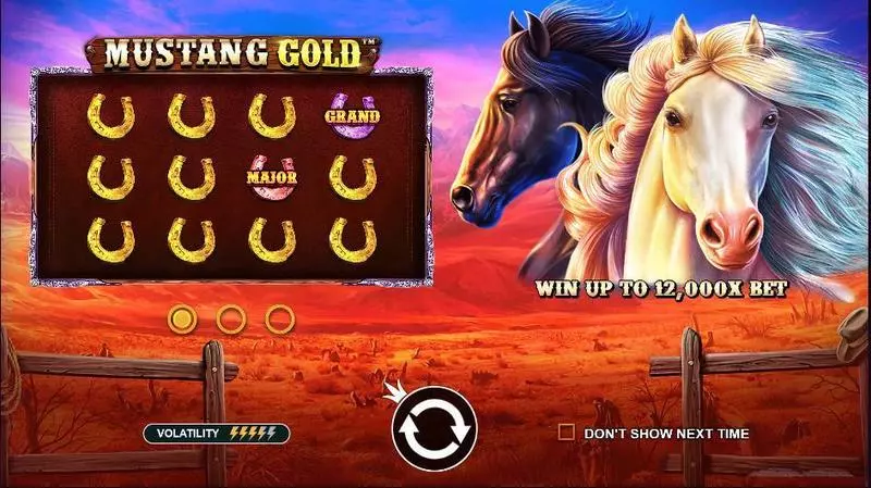 Mustang Gold slots Info and Rules