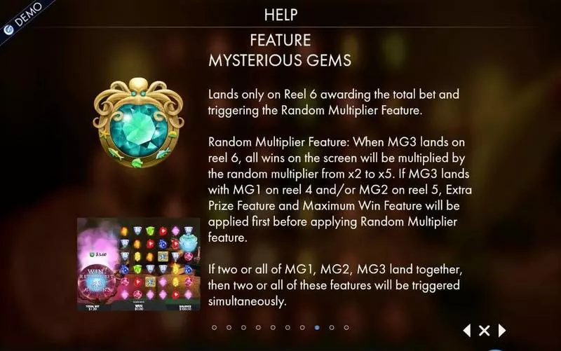 Mysterious Gems slots Bonus 2