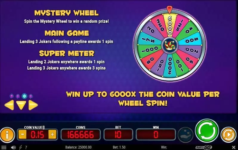 Mystery Joker 6000 slots Bonus 3