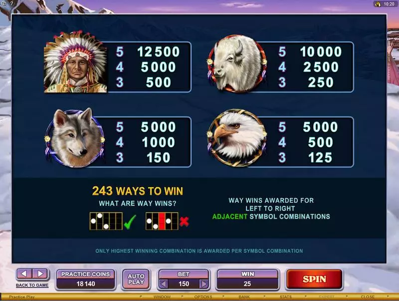 Mystic Dreams slots Info and Rules