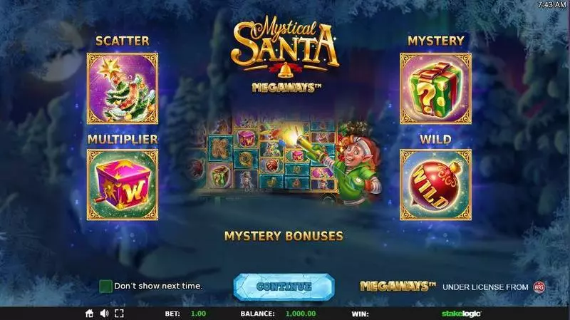 Mystical Santa Megaways slots Info and Rules