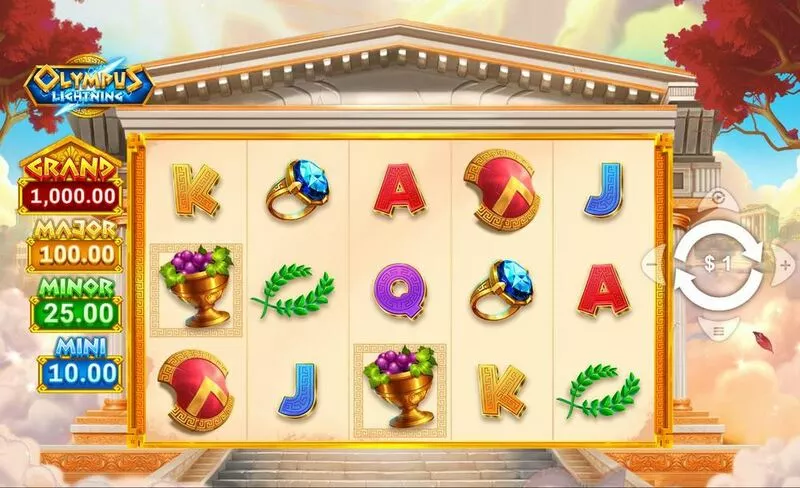 Olympus Lightning slots Introduction Screen