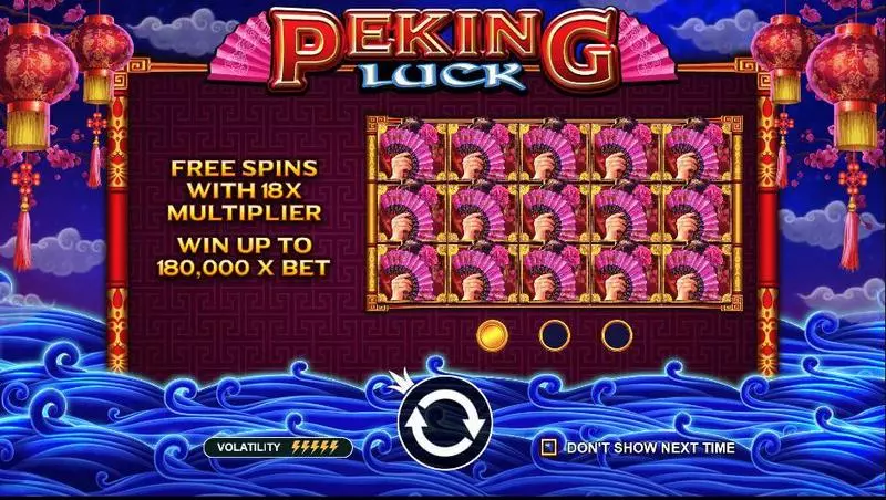 Peking Luck slots Info and Rules