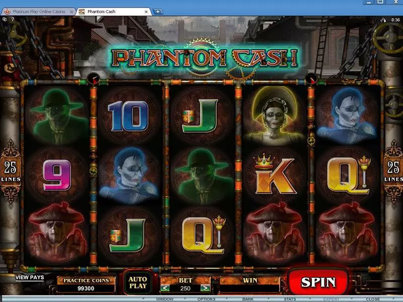 Phantom Cash slots Main Screen Reels
