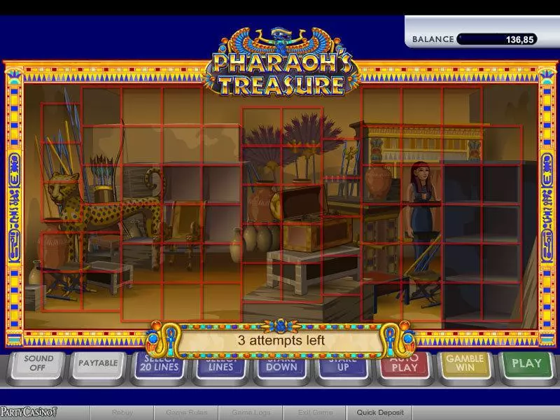 Pharaoh's Treasure slots Bonus 1