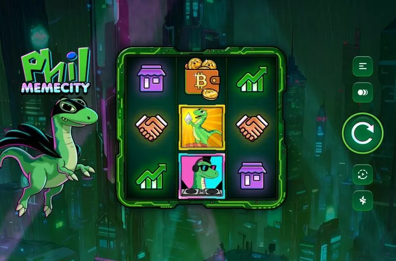 Phil Memecity slots Main Screen Reels