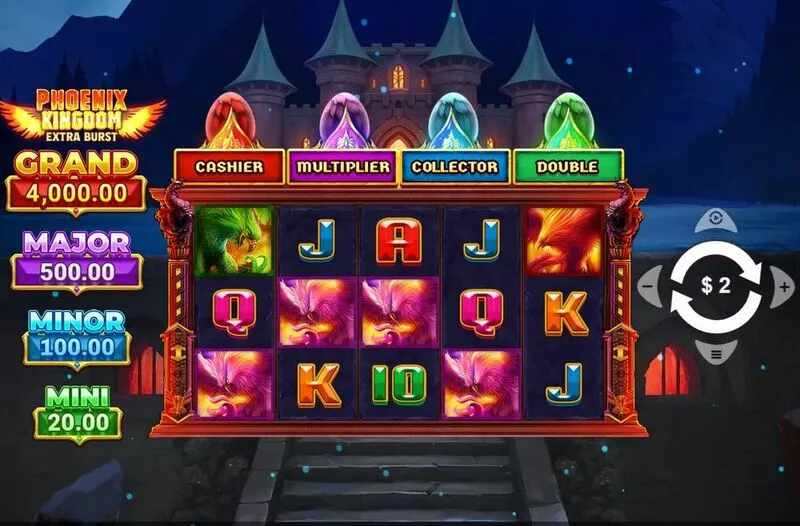 Phoenix Kingdom Extra Burst slots Main Screen Reels
