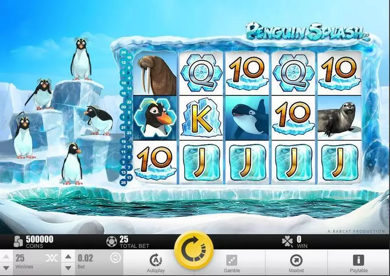 Pinguin Splash slots Main Screen Reels