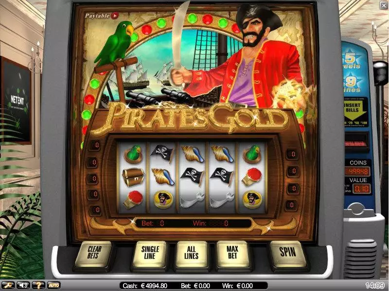 Pirates Gold slots Main Screen Reels