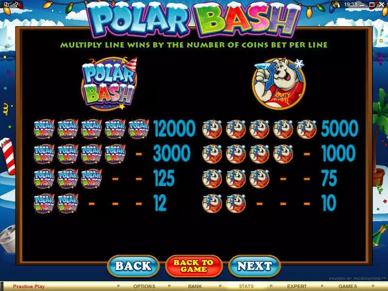 Polar Bash slots Info and Rules