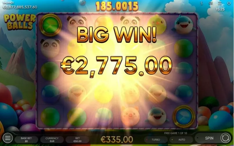 Power Balls slots Winning Screenshot