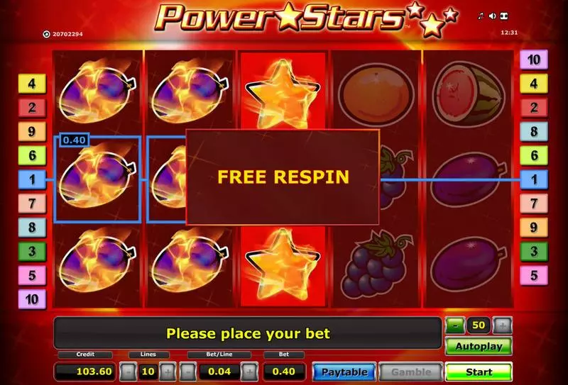 Power Stars slots Bonus 1