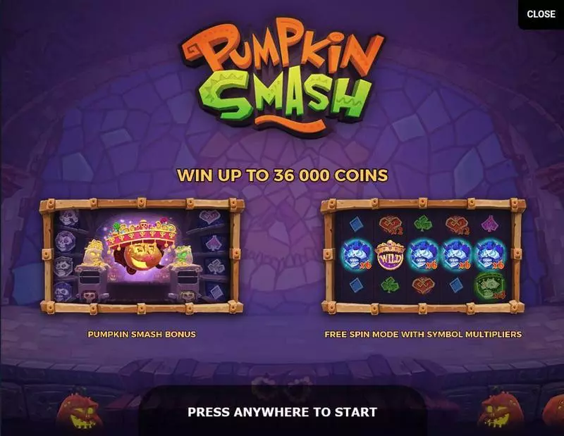 Pumpkin Smash slots Info and Rules
