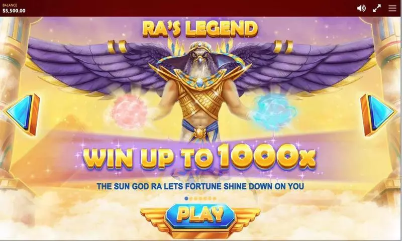 RA's Legend slots Info and Rules