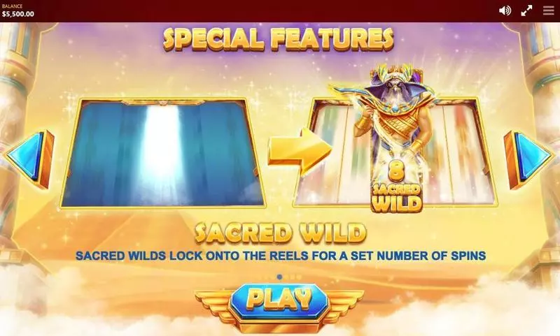 RA's Legend slots Info and Rules