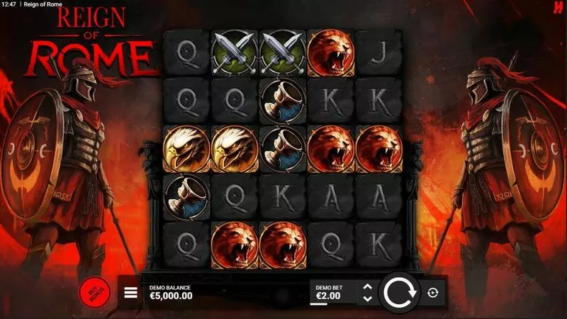 Reign of Rome slots Main Screen Reels