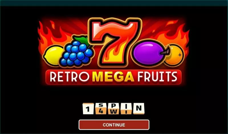 Retro Mega Fruits slots Introduction Screen